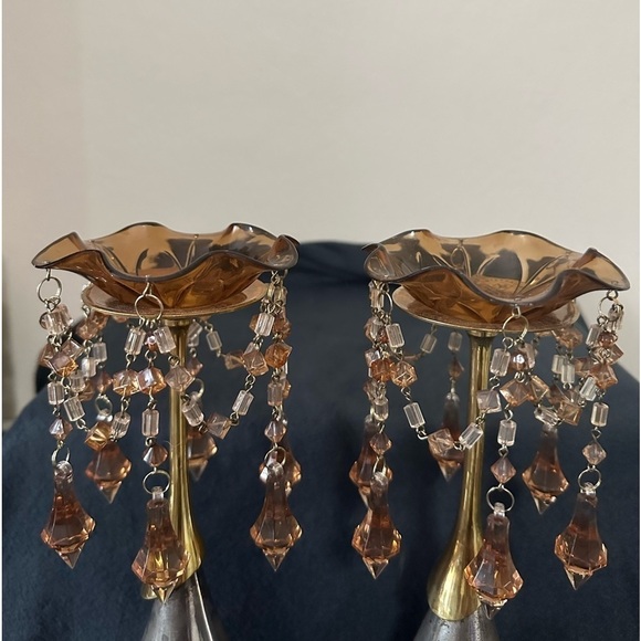 Candlestick Jewelry with Wax Catcher Plate - Picture 1 of 4